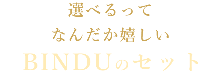 BINDUのセット